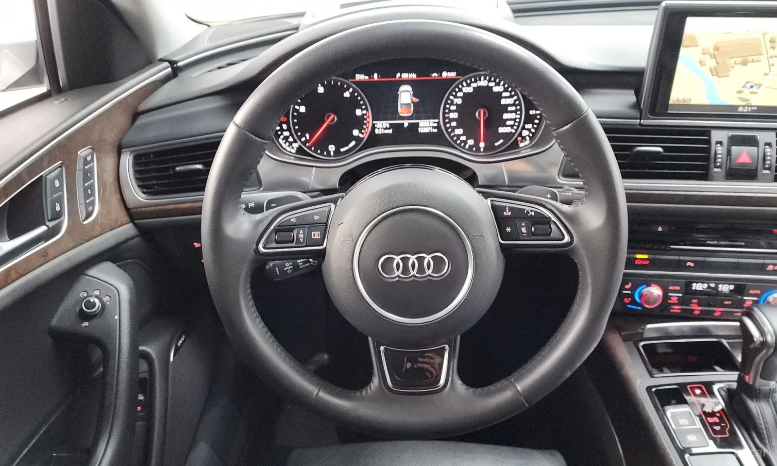 Audi A6 ОБДУХВАНЕ * ПОДГРЕВ * РЕАЛНИ КИЛОМЕТРИ* , снимка 13 - Автомобили и джипове - 55176494