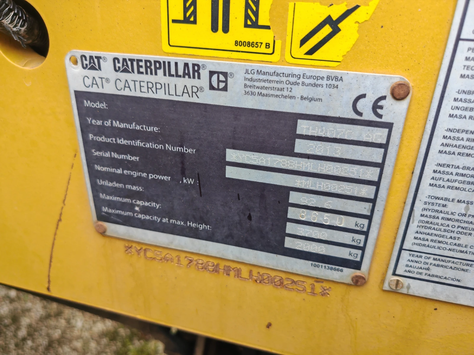 ������������ ������� Caterpillar TH 407C | Mobile.bg � ����������� 17