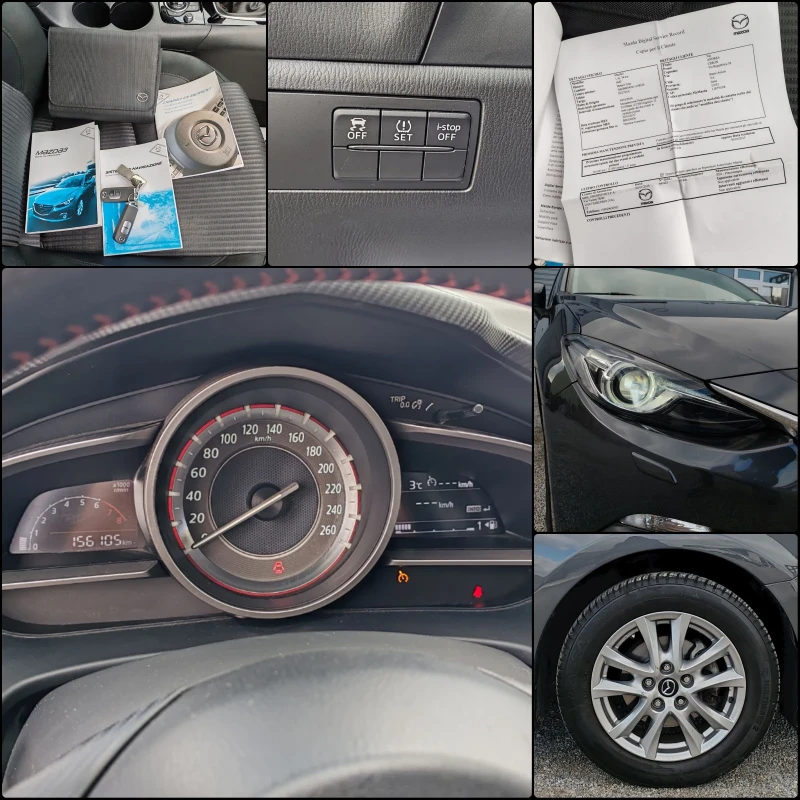 Mazda 3 1.5i SkyActive 100kc Navi, снимка 17 - Автомобили и джипове - 52910920