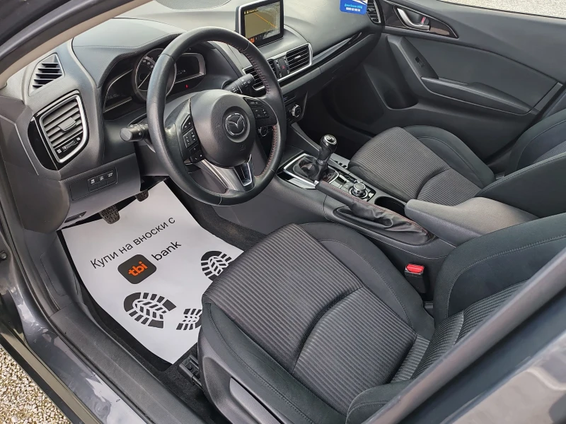 Mazda 3 1.5i SkyActive 100kc Navi, снимка 8 - Автомобили и джипове - 52910920