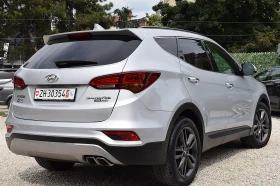Hyundai Santa fe 2.2ШВЕЙЦАРИЯ-7МЕСТА/ДИСТРОНИК/КОЖА/НАВИ/LANE ASSIS, снимка 4