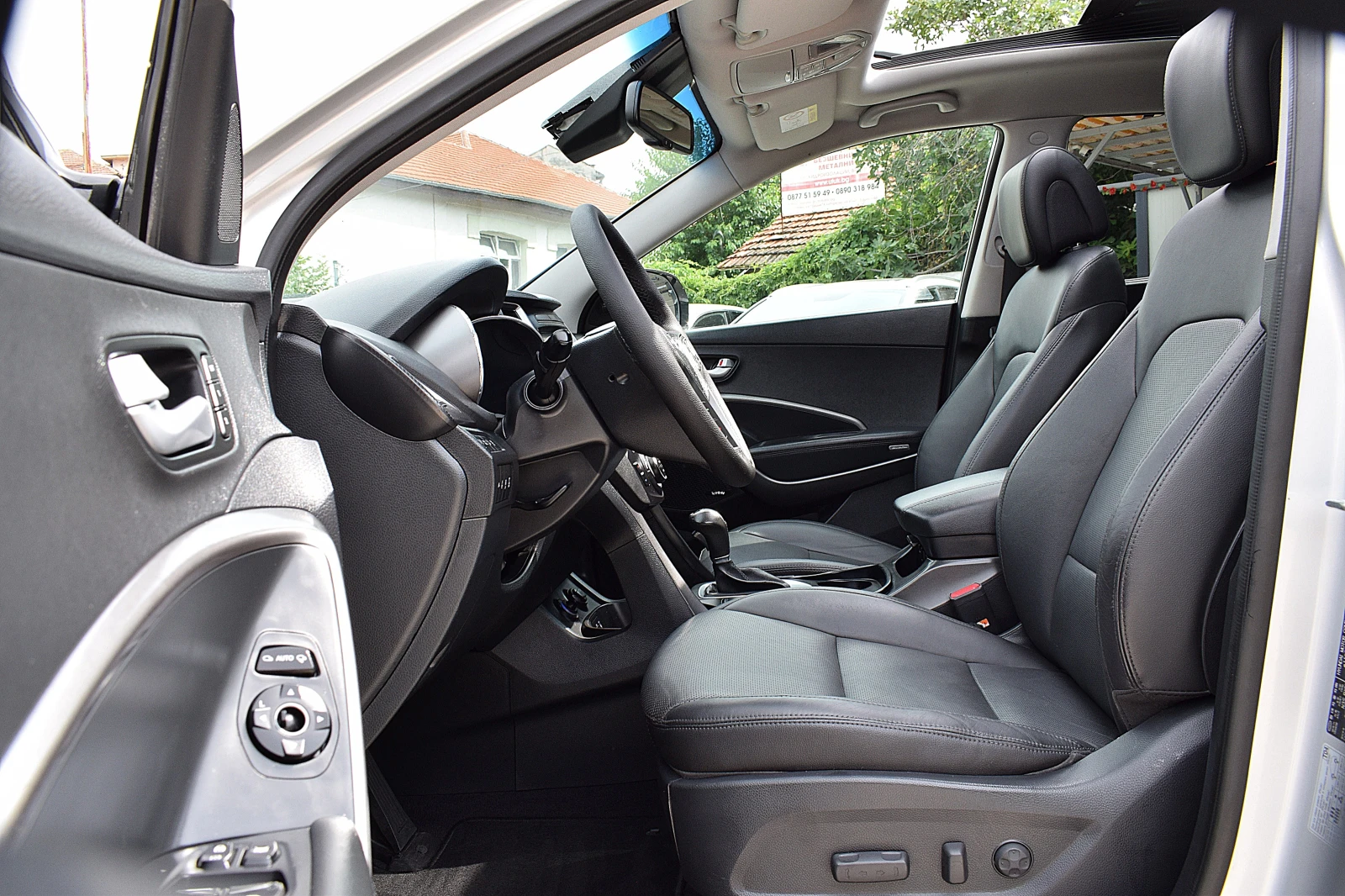 Hyundai Santa fe 2.2ШВЕЙЦАРИЯ-7МЕСТА/ДИСТРОНИК/КОЖА/НАВИ/LANE ASSIS, снимка 7 - Автомобили и джипове - 55317777