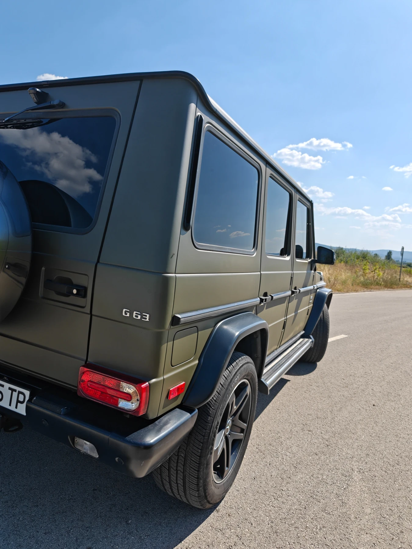 Mercedes-Benz G 500 AMG 4.0 V8 M176 Designo Yellow Olive Magno, снимка 3 - Автомобили и джипове - 55644650