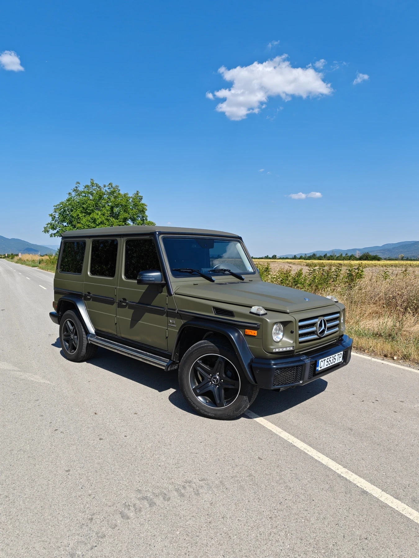 Mercedes-Benz G 500 AMG 4.0 V8 M176 Designo Yellow Olive Magno