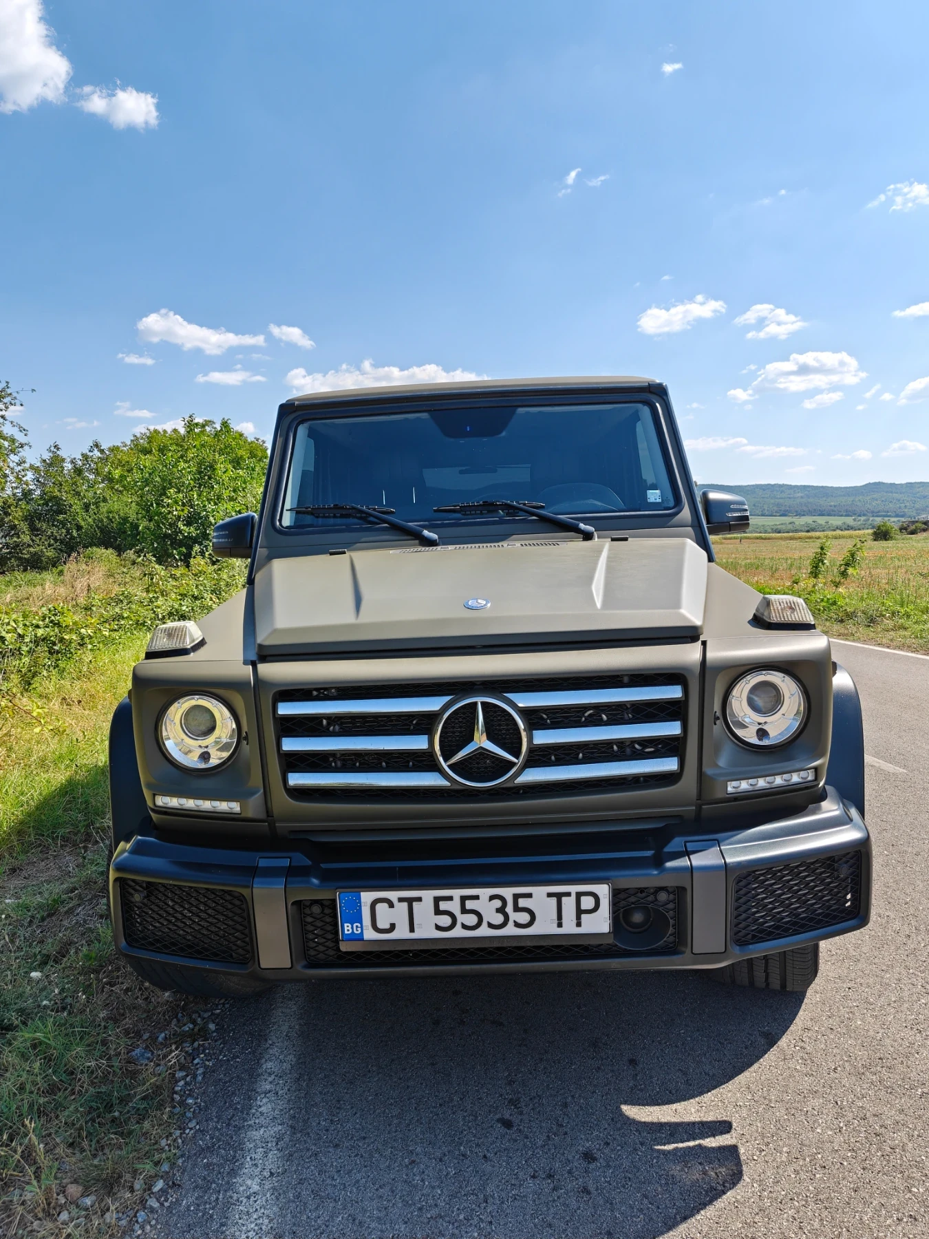 Mercedes-Benz G 500 AMG 4.0 V8 M176 Designo Yellow Olive Magno, снимка 7 - Автомобили и джипове - 55644650