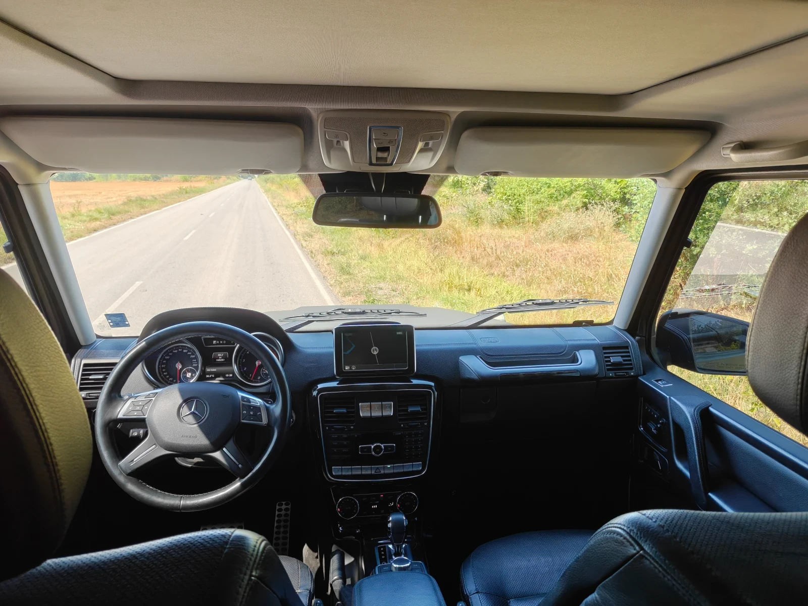 Mercedes-Benz G 500 AMG 4.0 V8 M176 Designo Yellow Olive Magno, снимка 13 - Автомобили и джипове - 55644650