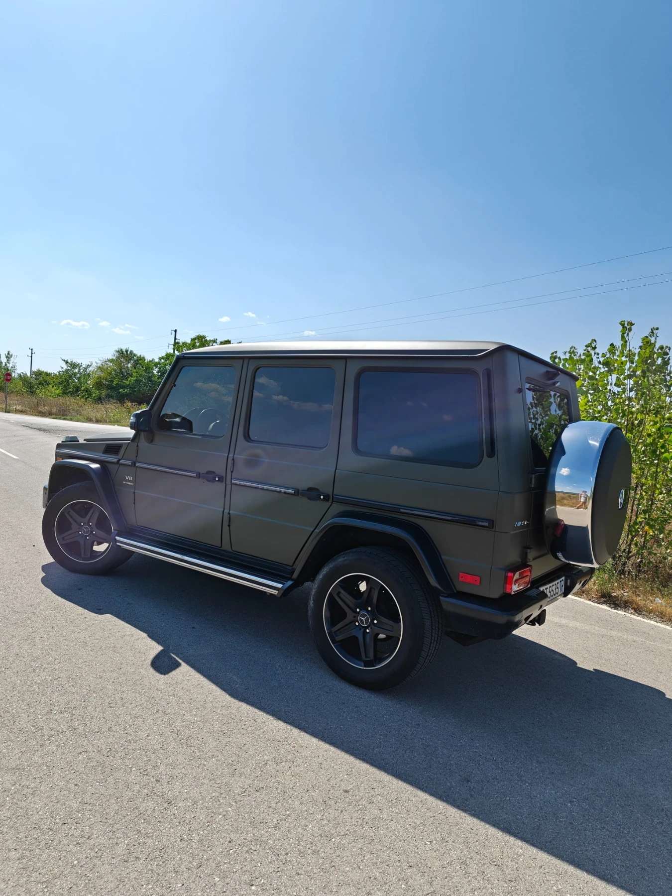 Mercedes-Benz G 500 AMG 4.0 V8 M176 Designo Yellow Olive Magno, снимка 4 - Автомобили и джипове - 55644650