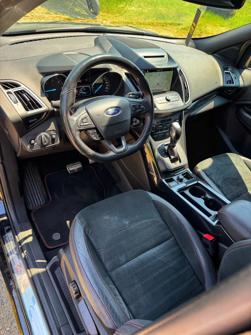 Ford Kuga 2.0 TDci ST-LINE EURO6 НАПЪЛНО ОБСЛУЖЕНА, снимка 11 - Автомобили и джипове - 52669470