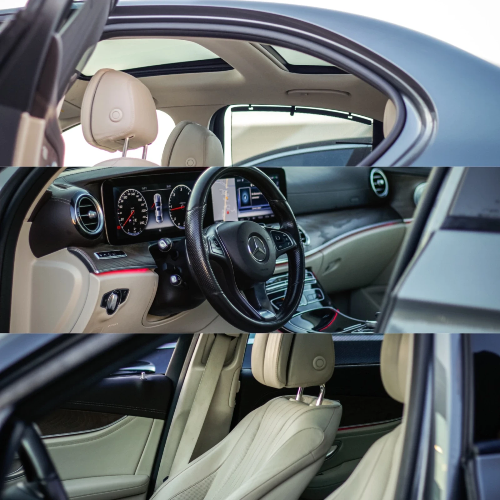 Mercedes-Benz E 220 Масаж/Burmester/Panon FULL MAX - изображение 7
