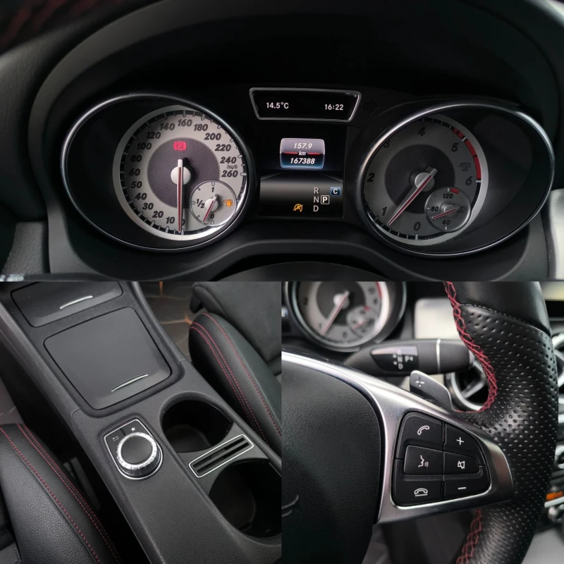 Mercedes-Benz GLA 200 2.2D AMG-LINE ПАНОРАМА SHADOW LINE GERMANY , снимка 14 - Автомобили и джипове - 53477856