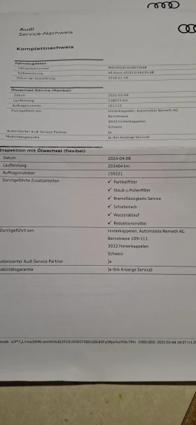 Audi A6 3.0 Bi Turbo 320kc S Line Swiss 8ZF RotoR, снимка 17