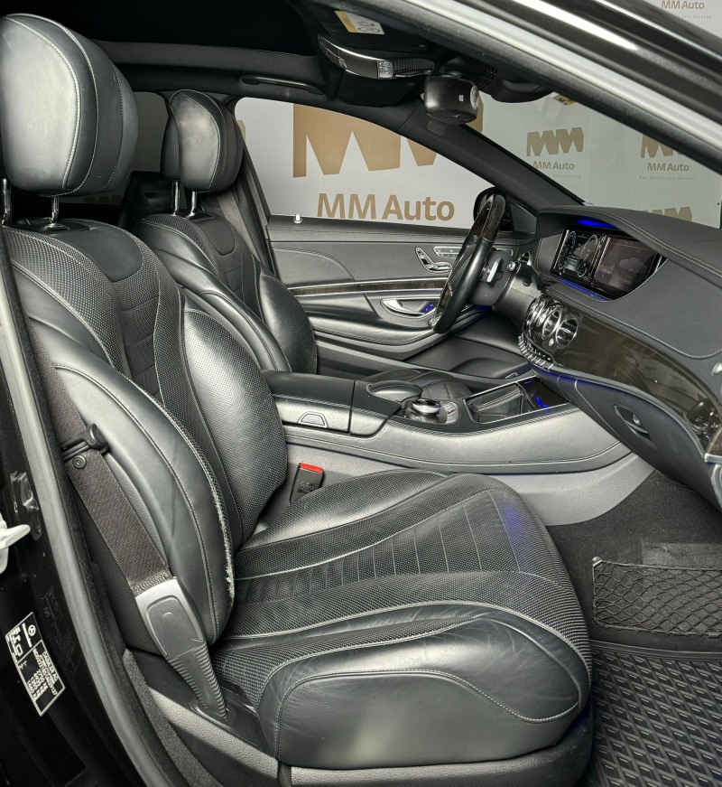 Mercedes-Benz S 500 4M L AMG, панорама, мултимедия, 360, нощно виждане, снимка 11 - Автомобили и джипове - 44621251