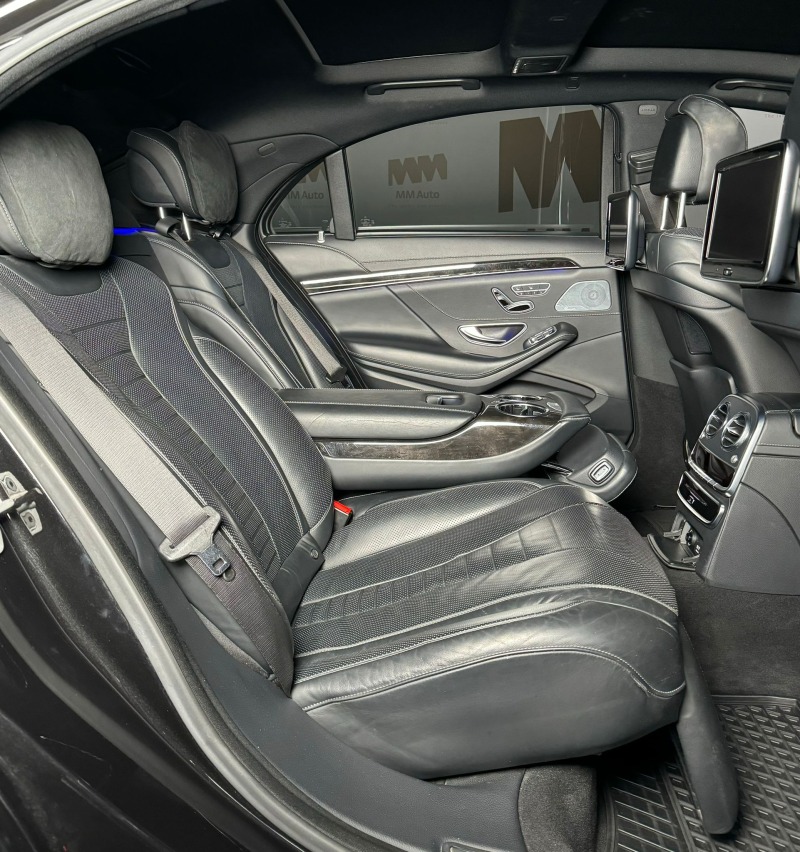 Mercedes-Benz S 500 4M L AMG, панорама, мултимедия, 360, нощно виждане, снимка 12 - Автомобили и джипове - 44621251