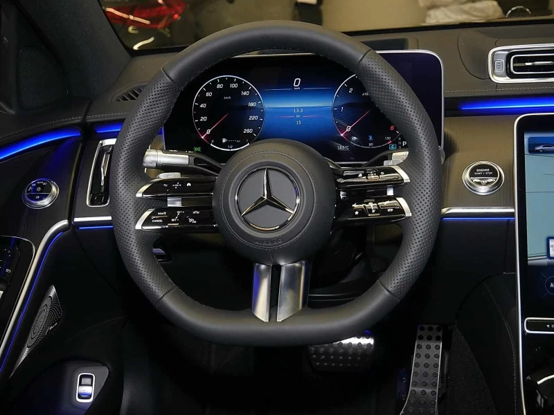Mercedes-Benz S 400 AMG, 4matic, 360, Pano, Месечна вноска от 2200 лв., снимка 7 - Автомобили и джипове - 52750650