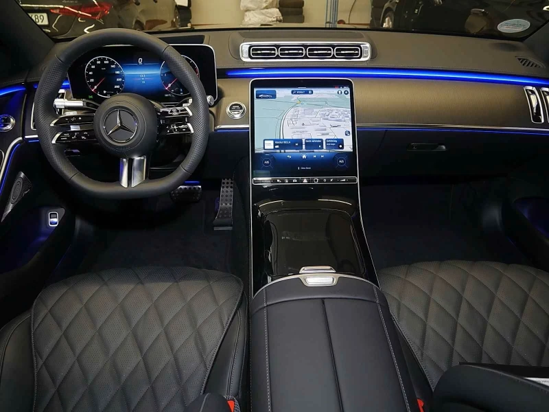 Mercedes-Benz S 400 AMG, 4matic, 360, Pano, Месечна вноска от 2200 лв., снимка 3 - Автомобили и джипове - 52750650