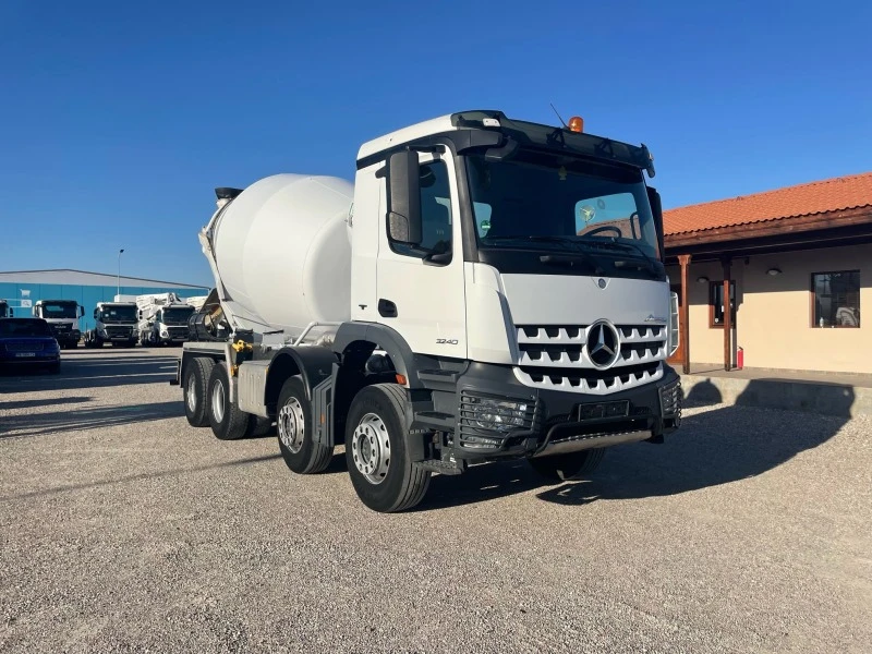 Бетон миксер Mercedes AROCS 3240 STETTER 9M3 HARDOX, снимка 1 - Индустриална техника - 42248957