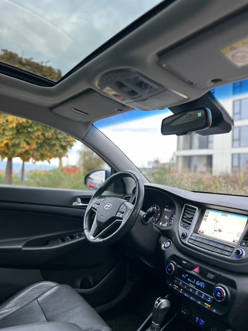 Hyundai Tucson 4WD* 2.0* ПАНОРАМА* ОБДУХВАНЕ* КАМЕРА, снимка 12 - Автомобили и джипове - 52323328