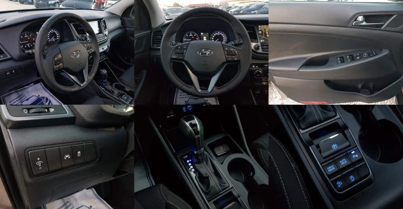 Hyundai Tucson 1.7 CRDI-141 к.с.  EURO 6B АВТОМАТИК ПАНОРАМА , снимка 13 - Автомобили и джипове - 52746441