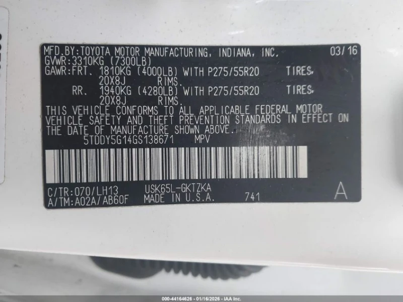 Toyota Sequoia 5.7l Platinum 5.7L V8, снимка 9 - Автомобили и джипове - 53250064