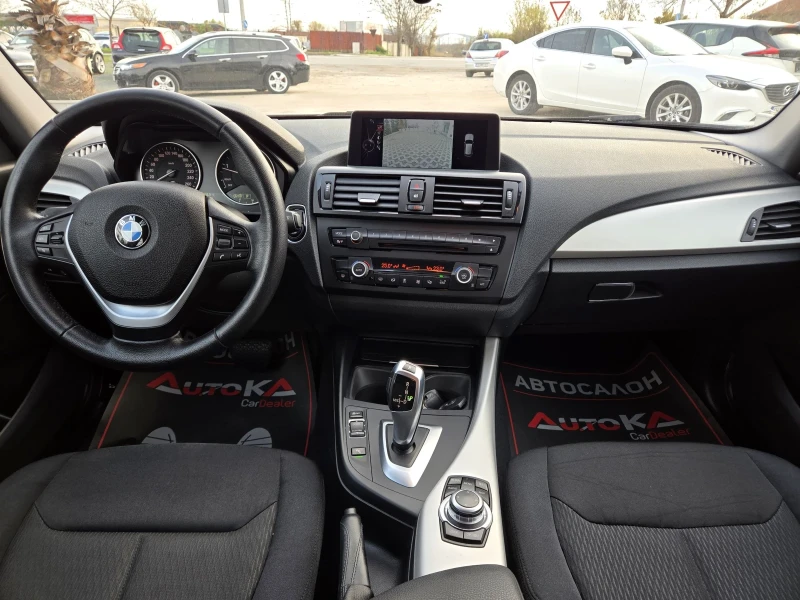 BMW 118 2.0D-143кс= АВТОМАТ= 133.000км= НАВИ= КАМЕРА, снимка 12 - Автомобили и джипове - 52656100