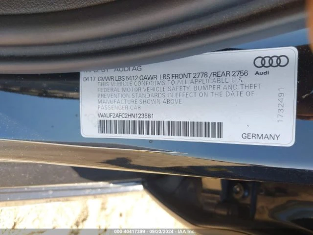 Audi A6 3.0T PREMIUM PLUS, снимка 9 - Автомобили и джипове - 47495609