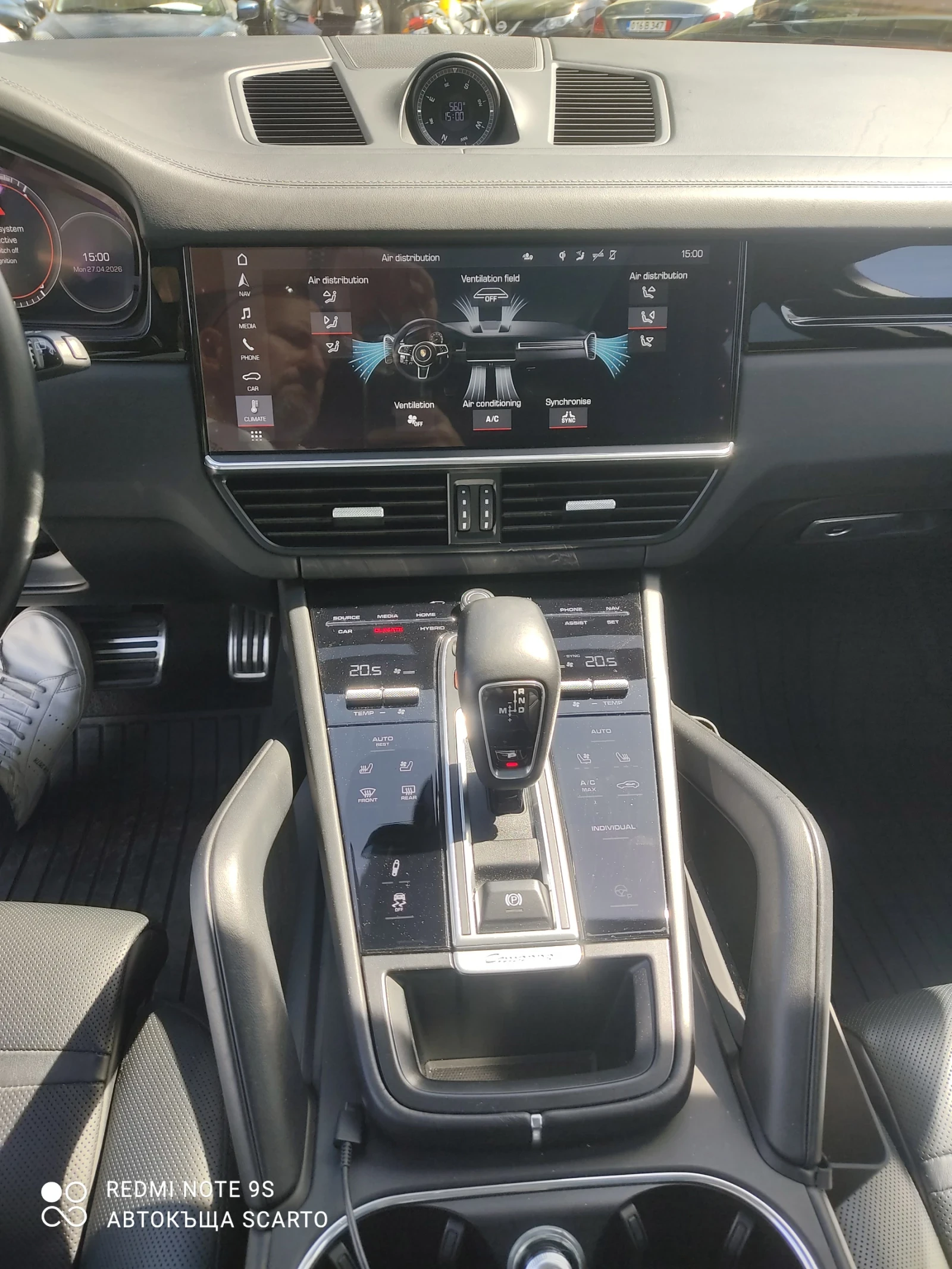 Porsche Cayenne Hybrid, гаранция, обдухване, вакуум, панорама , снимка 7 - Автомобили и джипове - 54336124