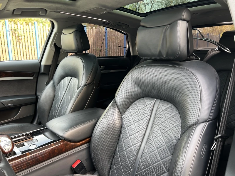 Audi A8 4.2 TDI/LONG/MATRIX/BOSE/PANO/HEAD UP/360/TV/, снимка 8 - Автомобили и джипове - 52390246