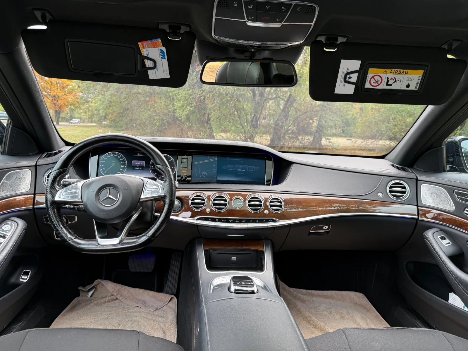 Mercedes-Benz S 350 S-350L  4-matik 154500км реални пълна изтория - изображение 8