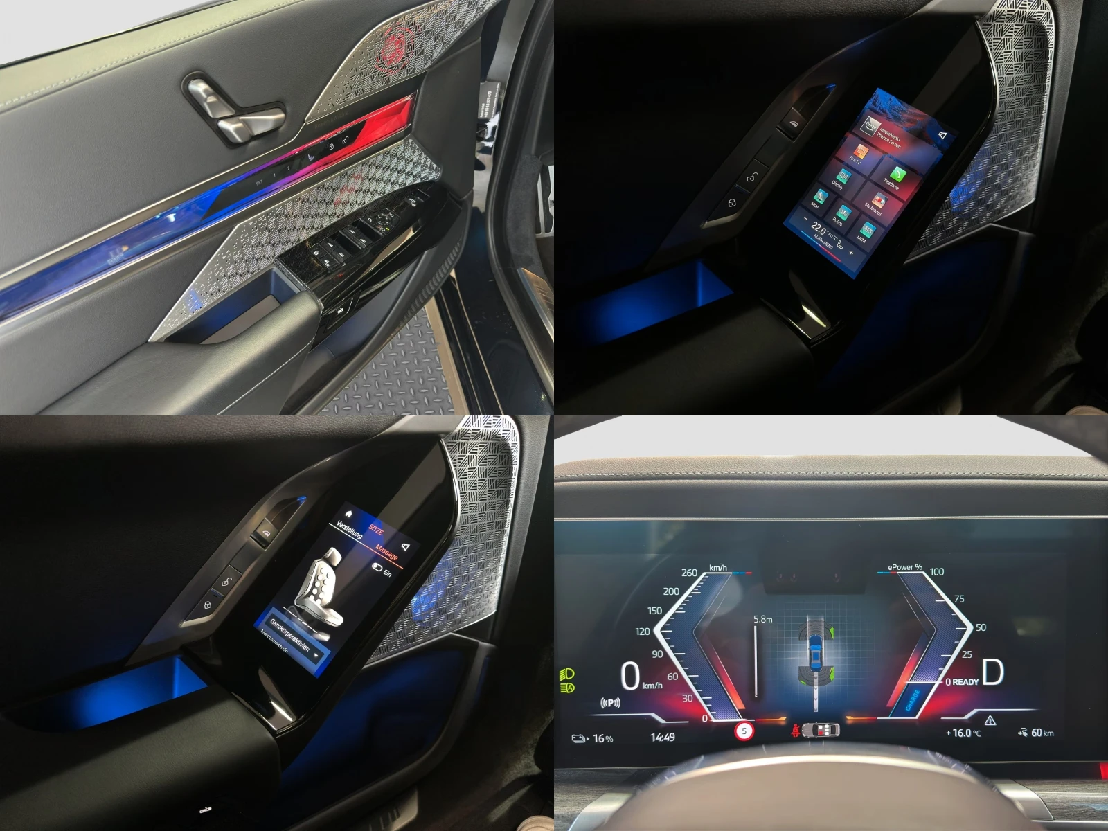 BMW i7 xDRV60/544HP/M-SPORT/EXEC.LOUN/B&W/TV/360/LED/345h, снимка 15 - Автомобили и джипове - 56311697