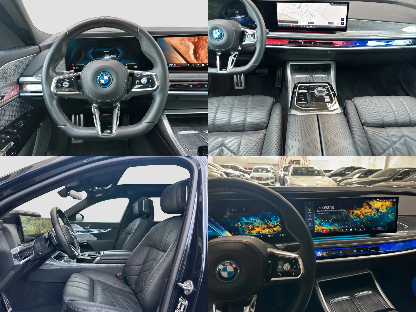 BMW i7 xDRV60/544HP/M-SPORT/EXEC.LOUN/B&W/TV/360/LED/345h, снимка 16 - Автомобили и джипове - 56311697