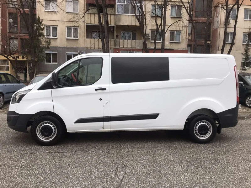 Ford Transit Custom 2.0d ТовароПътнически 5+ 1, снимка 3 - Бусове и автобуси - 48643582