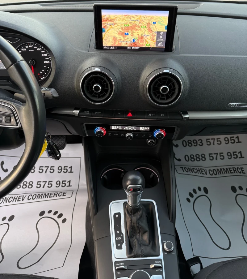 Audi A3 1.6-TDI-EURO-6D-FACE-AUTOMAT-LED-XENON-BI-TOP-NEW, снимка 9 - Автомобили и джипове - 52253344