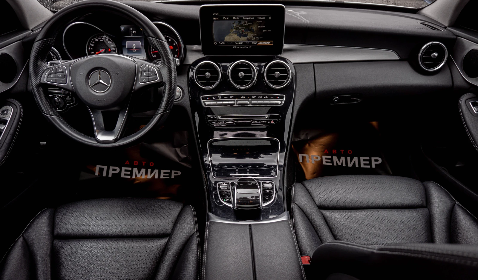 Mercedes-Benz C 200 6М.ГАР-РЕАЛНИ КМ!, снимка 8 - Автомобили и джипове - 54642885