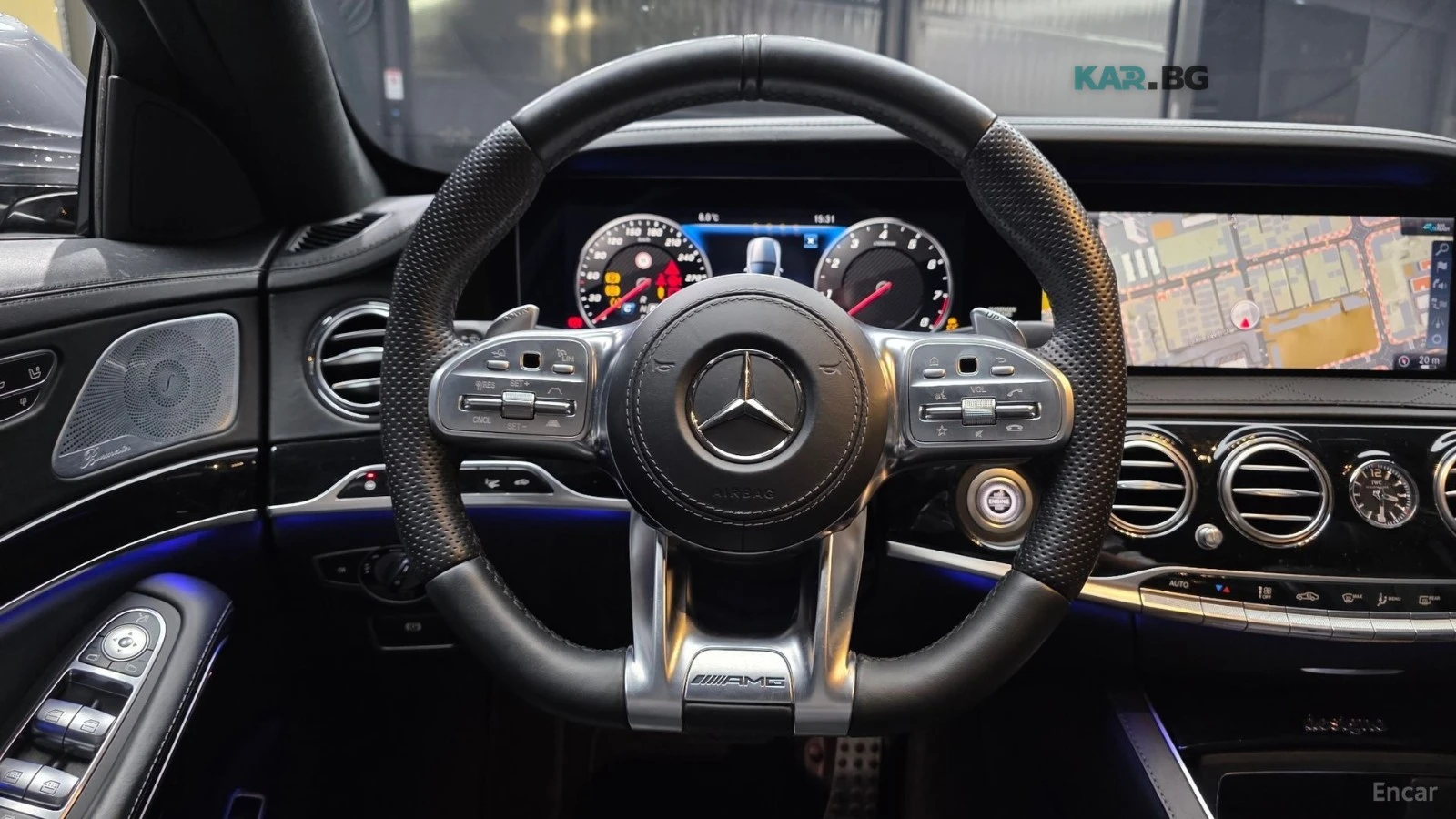 Mercedes-Benz S 63 4MATIC+ * ОБДУХВАНЕ* ПОДГРЕВ* ДИСТРОНИК* 360* , снимка 5 - Автомобили и джипове - 55073488
