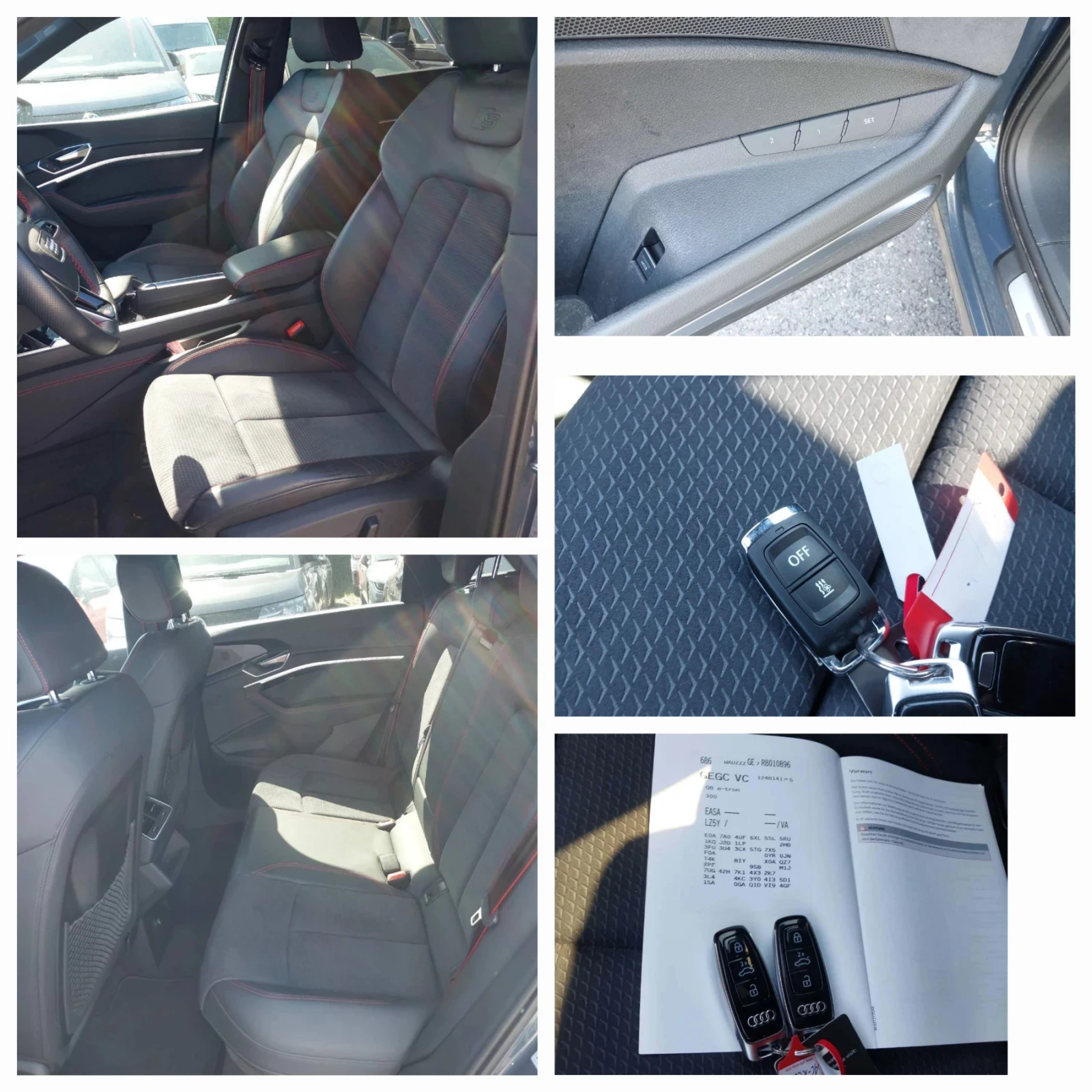 Audi Q8 e-tron Quattro 114KW B&O S-line Distronic 360View, снимка 14 - Автомобили и джипове - 55146626