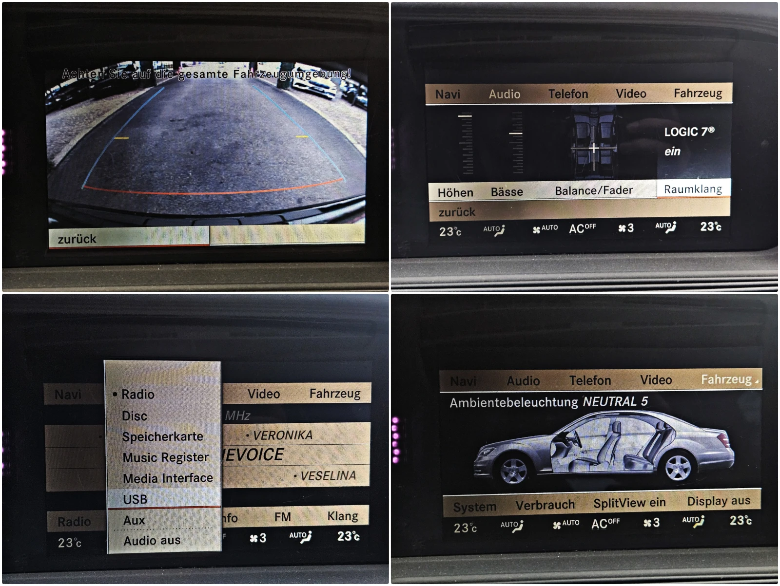 Mercedes-Benz S 350 AMG/FACE/GERMANY/DISTR/NIGHT/CAMERA/HARMAN/ОБДУХ/L, снимка 14 - Автомобили и джипове - 54645207