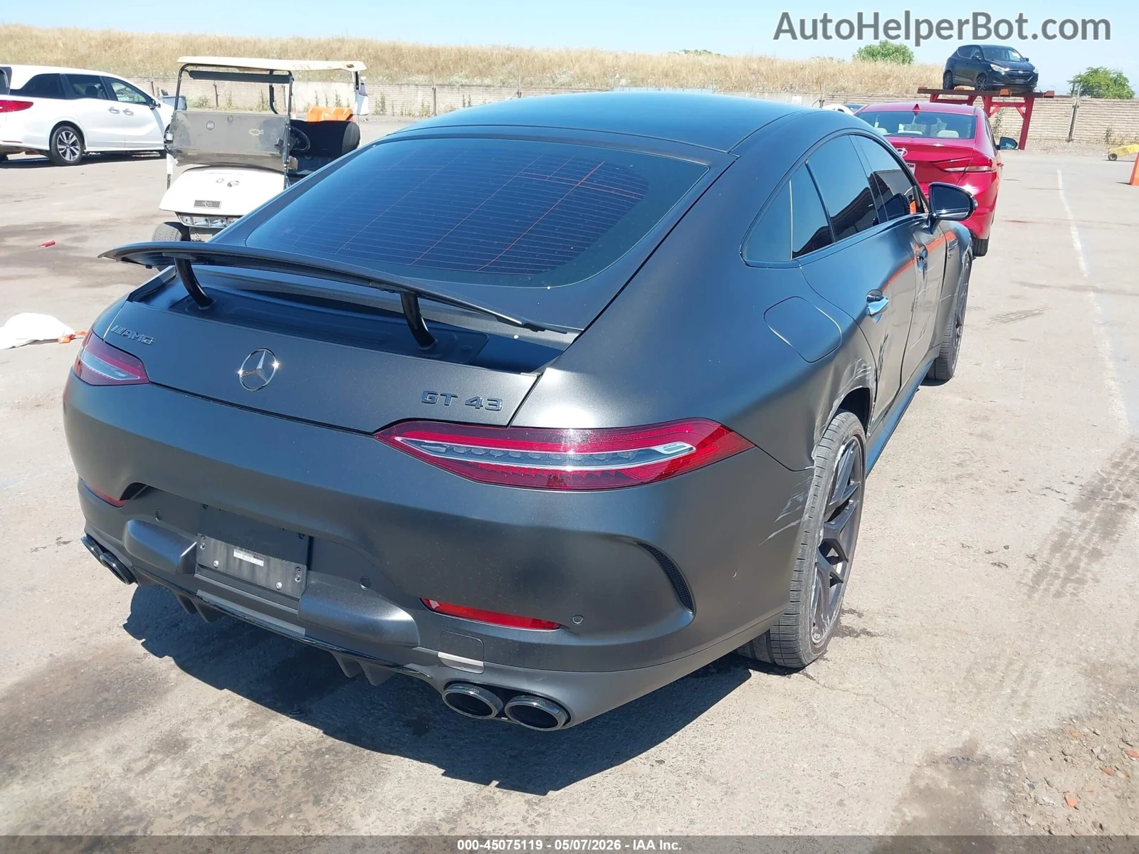 Mercedes-Benz GT AMG 43* Red Interior* Black MATTE* Цена до БГ, снимка 4 - Автомобили и джипове - 55188892