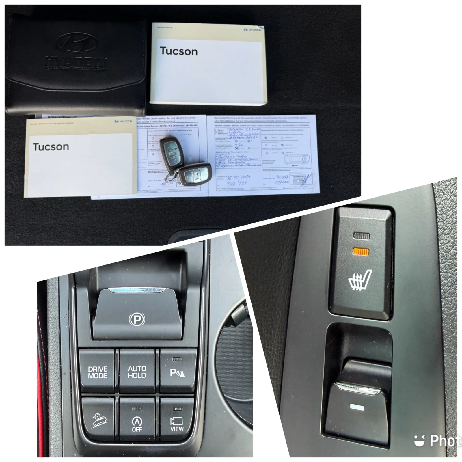 Hyundai Tucson 2.0CRDI 4WD N-LINE Внос Швейцария, снимка 17 - Автомобили и джипове - 54414391
