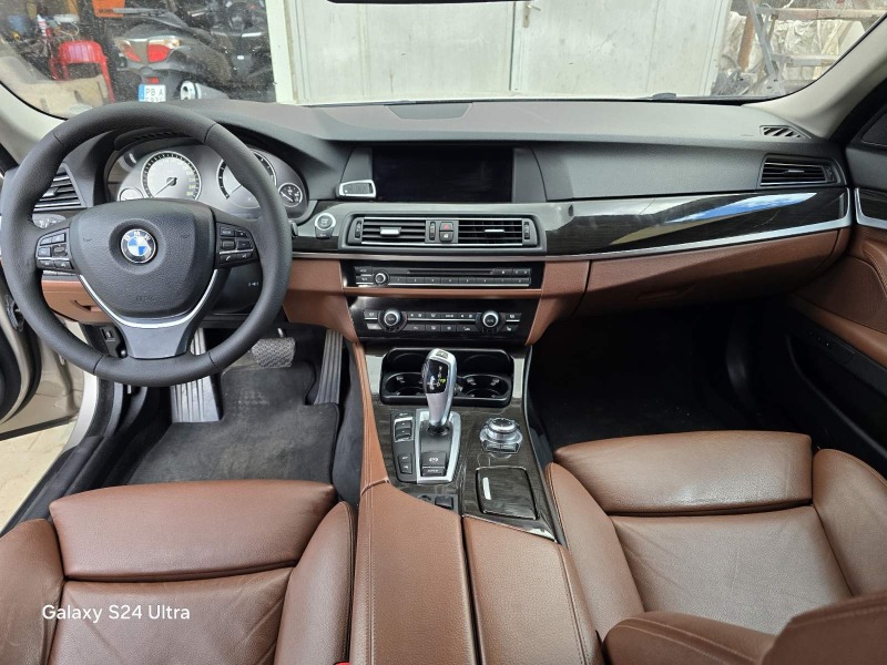 BMW 520 520d Head up, вакум, дисктроник, печка, панорама, снимка 15 - Автомобили и джипове - 46065014