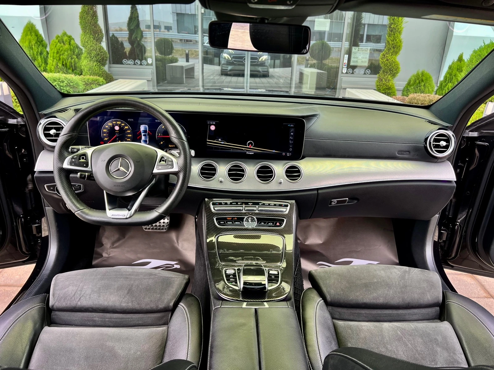 Mercedes-Benz E 220 AMG-360KAM-BLIND-SPOT-360CAM-BURMESTER- | Mobile.bg   11