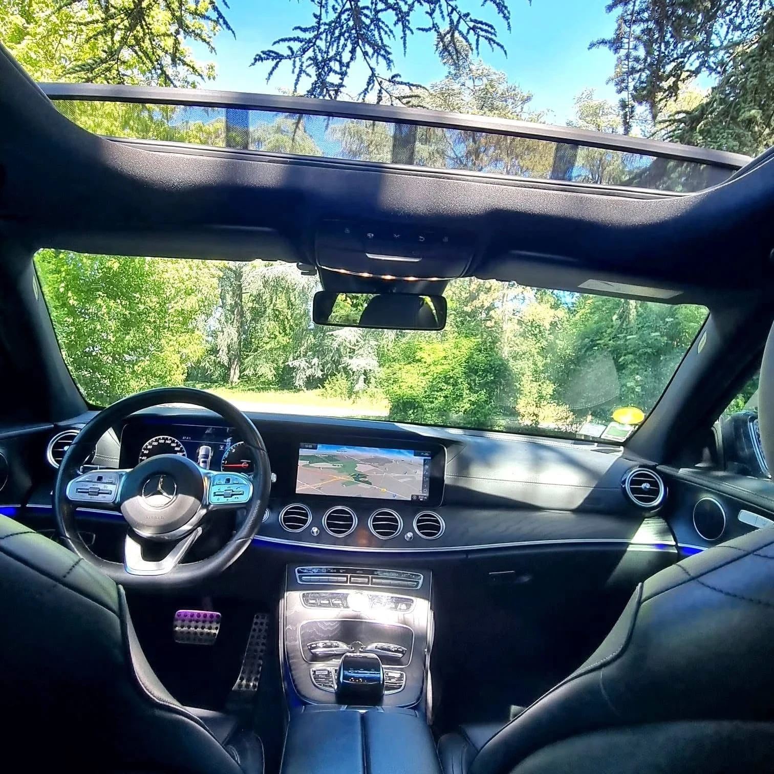 Mercedes-Benz E 220 D   FULL AMG LINE   100% | Mobile.bg   13