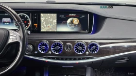Mercedes-Benz S 400 LONG AMG* HUD* 360* МОНИТОРИ* ОБДУХ* НАВИ* ПАНО, снимка 15