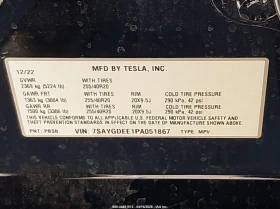 Tesla Model Y Awd/Long Range Dual Motor All-Wheel Drive, снимка 9