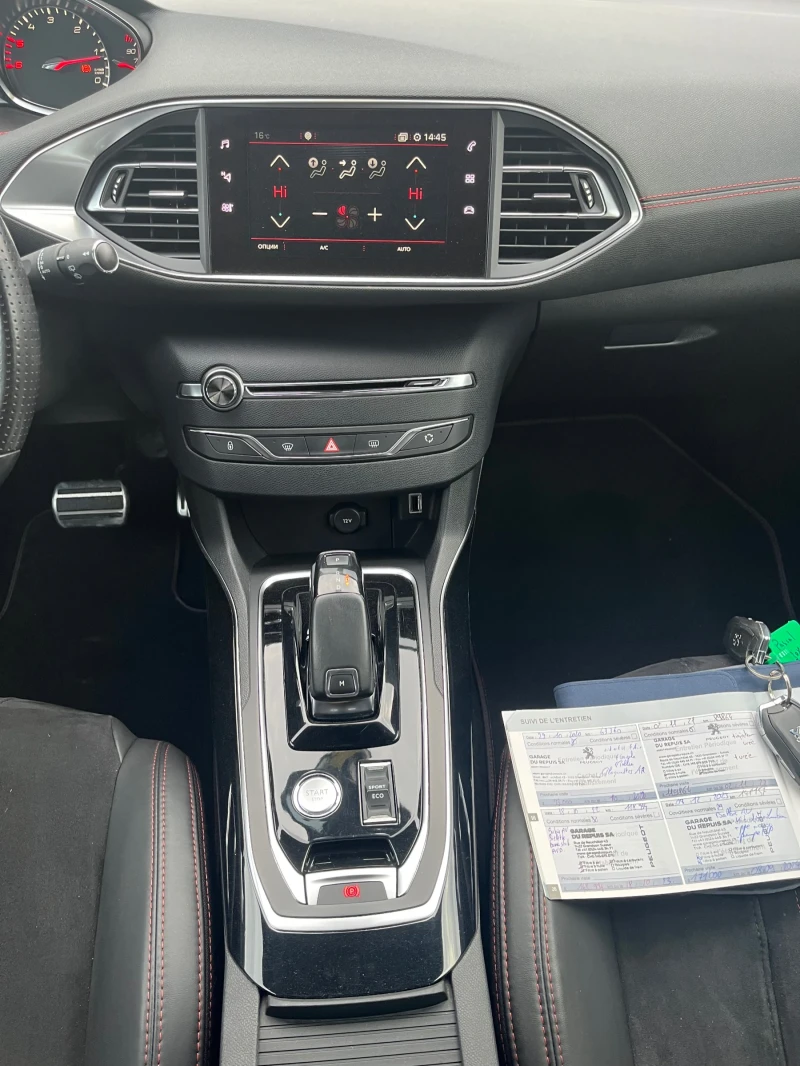 Peugeot 308 Gt Line 2.0 HDI Avtomatik , снимка 13 - Автомобили и джипове - 48885268