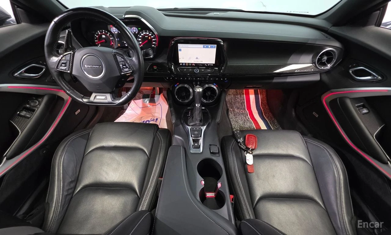 Chevrolet Camaro SS* 6.2* V8* ПОДГРЕВ* ОБДУХВАНЕ* КАМЕРА* КЕЙЛЕС* , снимка 8 - Автомобили и джипове - 54866987