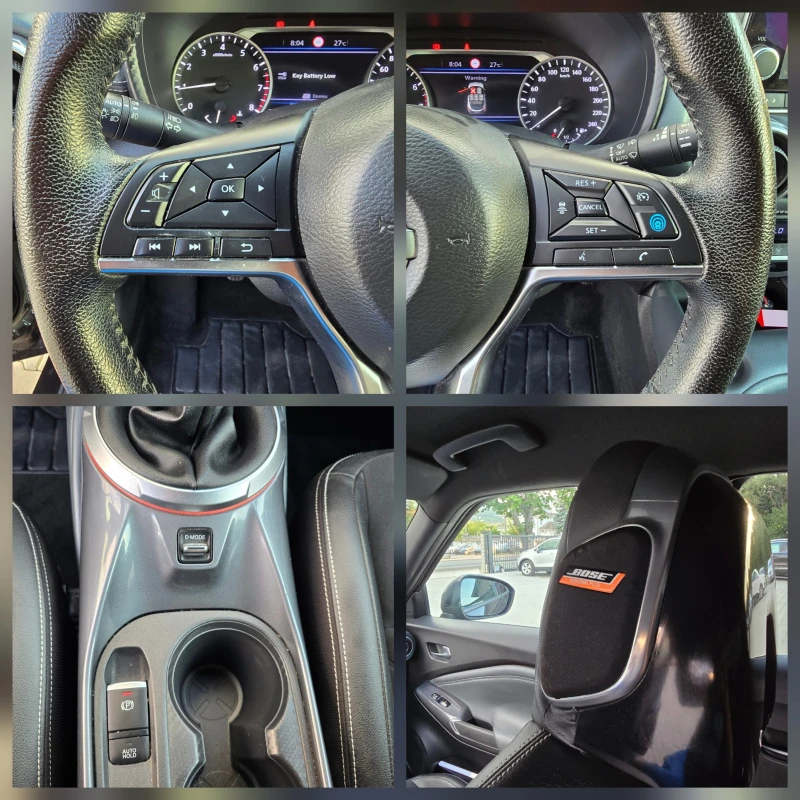 Nissan Juke Tekna, 360 Камера, Кожа, Подгрев, Distronic, Bose!, снимка 14 - Автомобили и джипове - 51063834