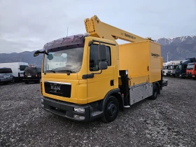 Man Tgl 12.180, Автовишка, 18 метра, Клима, снимка 1
