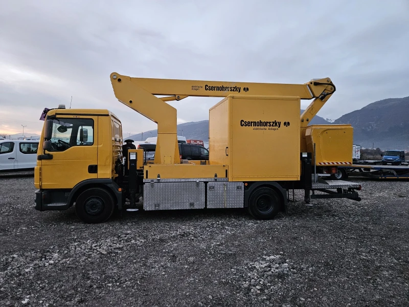 Man Tgl 12.180, Автовишка, 18 метра, Клима, снимка 2 - Камиони - 48899089