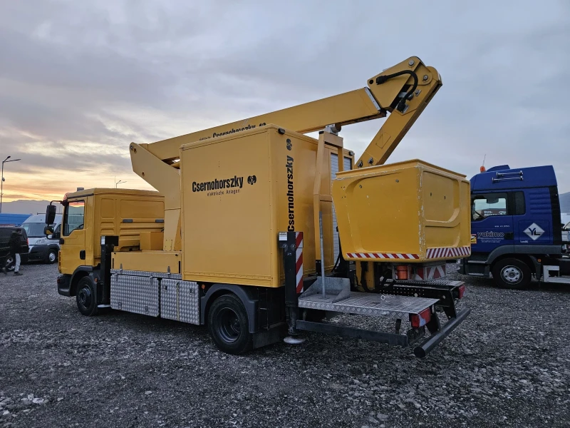 Man Tgl 12.180, Автовишка, 18 метра, Клима, снимка 3 - Камиони - 48899089