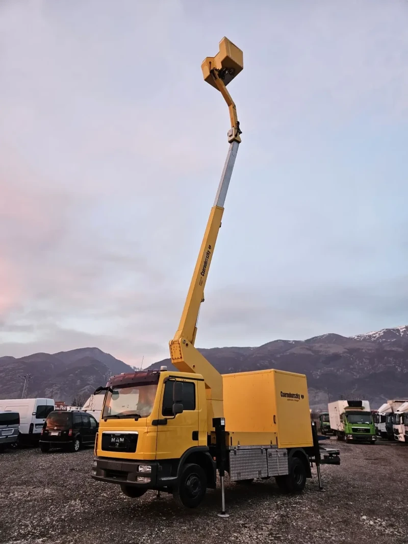 Man Tgl 12.180, Автовишка, 18 метра, Клима, снимка 9 - Камиони - 48899089